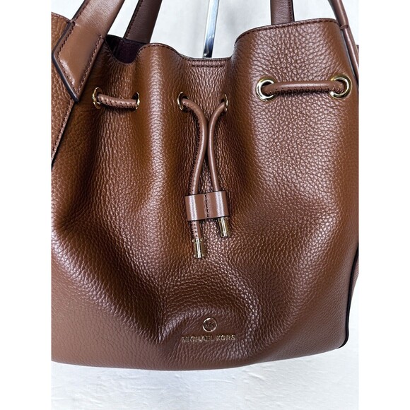 Michael Kors Brown Leather Tote Bag - Picture 6 of 12